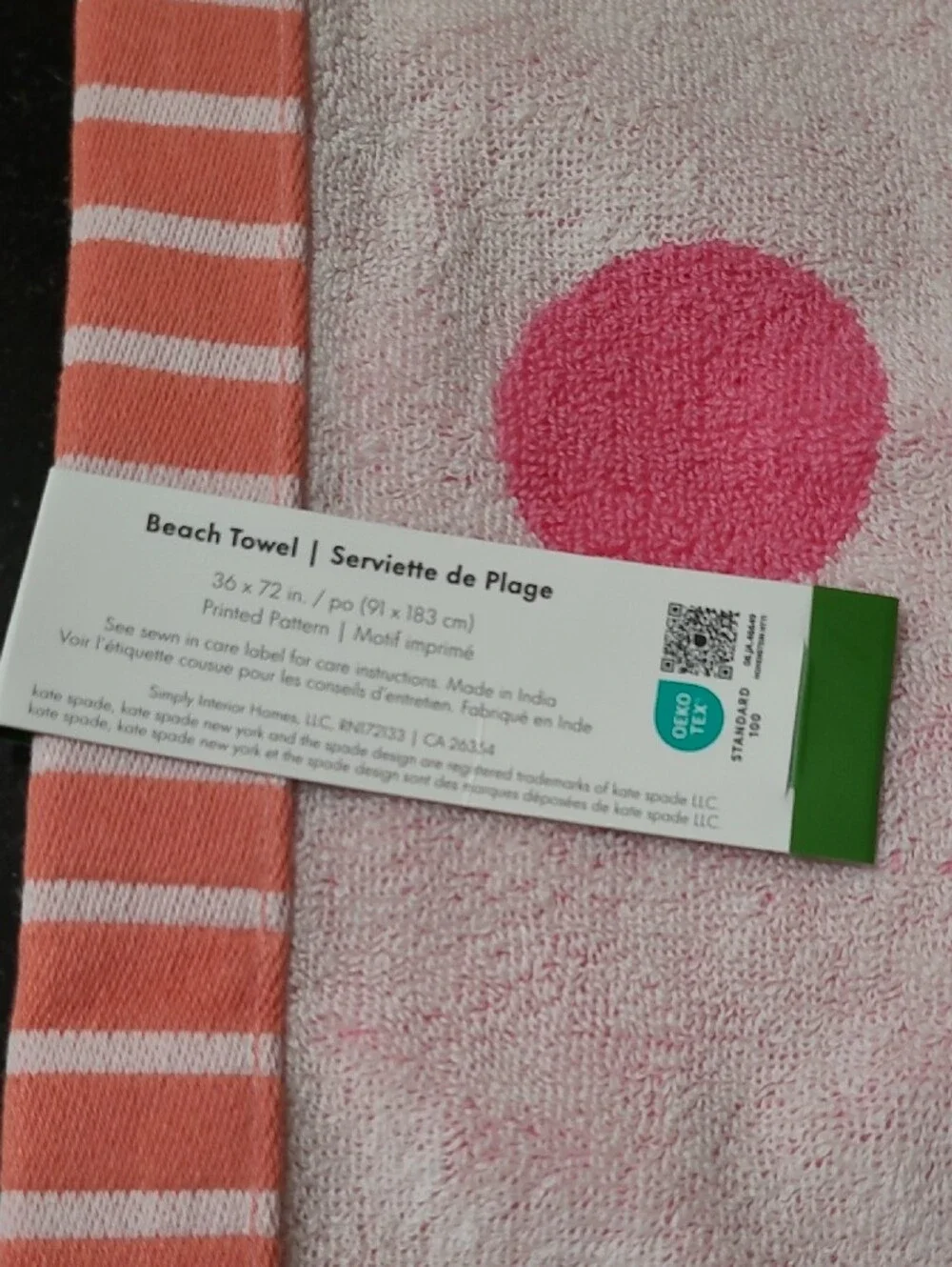 Kate Spade Polka Dot Beach Towel